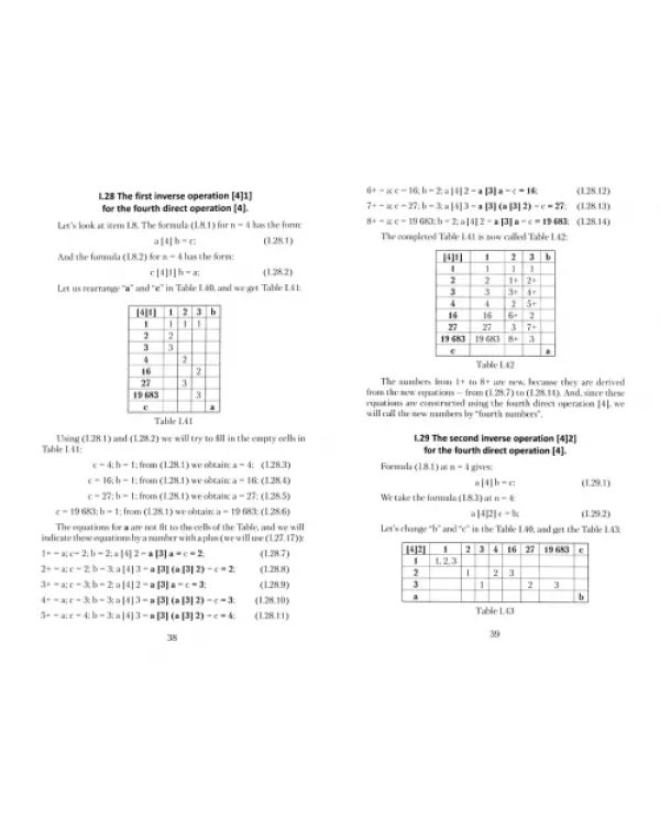 Search for New Numbers