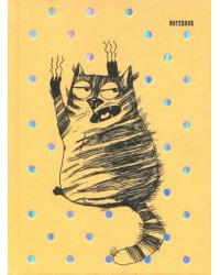 Книга для записей &quot;Черный кот&quot; (96 листов, А6, клетка) (КЗФ6962433)