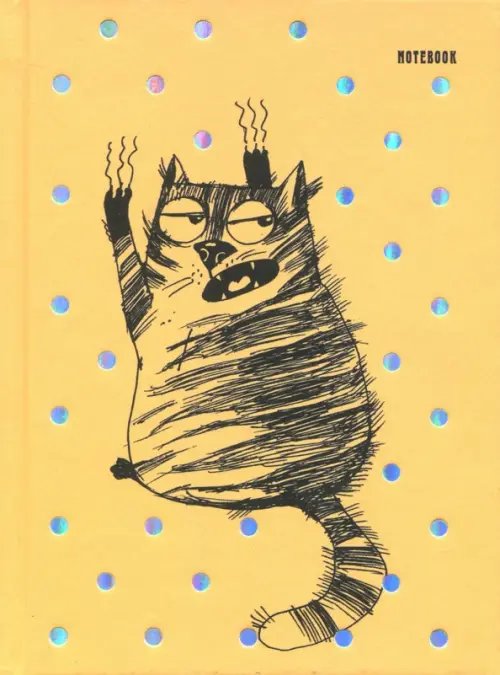 Книга для записей &quot;Черный кот&quot; (96 листов, А6, клетка) (КЗФ6962433)