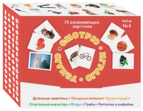 Набор карточек № 4. Смотрю. Играю. Узнаю