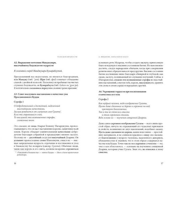 Телескоп мудрости. Краткий подстрочный комментарий к "Письму другу" великого мастера Нагарджуны