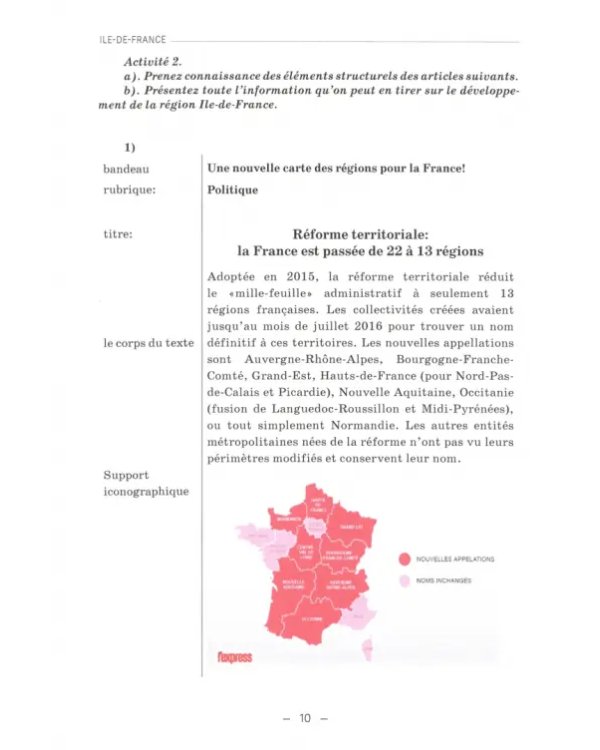 La France. Realites regionales. Уровень В2-C1