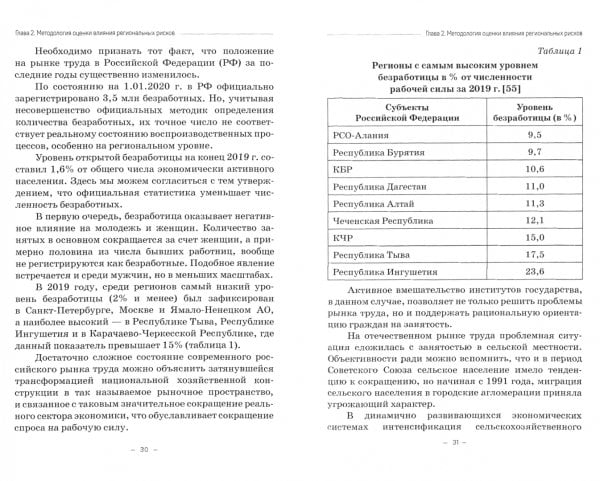 Региональная рискогенность. Актуальные подходы к исследованию проблемы