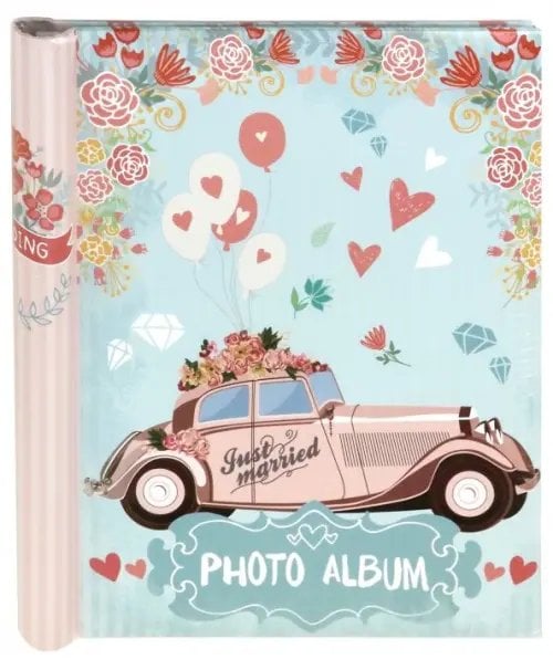 Фотоальбомы Фотоальбом "Свадебный кортеж" (магнитные листы, гребень) (77009)