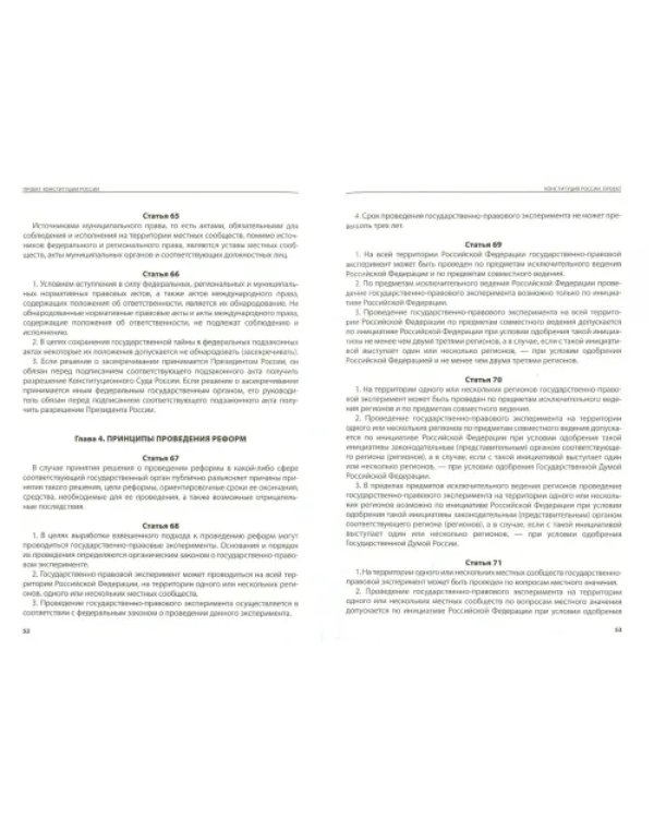 Проект Конституции России