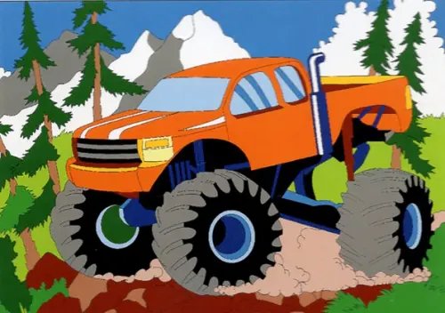 Картина по номерам. Джип Картина по номерам. Джип