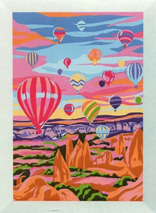 Картина по номерам на холсте с подрамником. Кападокия Картина по номерам на холсте с подрамником. Кападокия