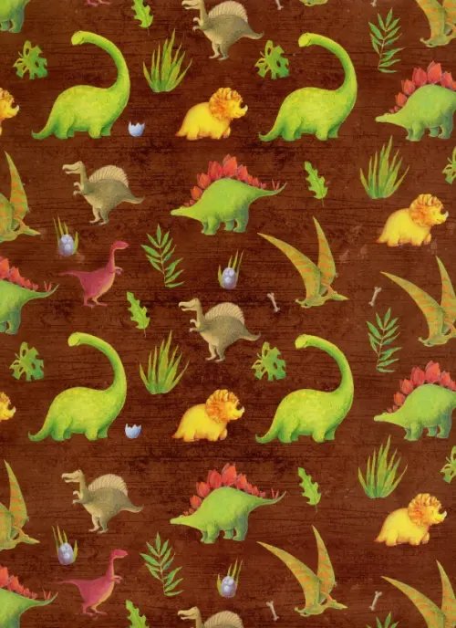 Бумага упаковочная №73 Динозавр, 2 листа Бумага упаковочная №73 Динозавр, 2 листа