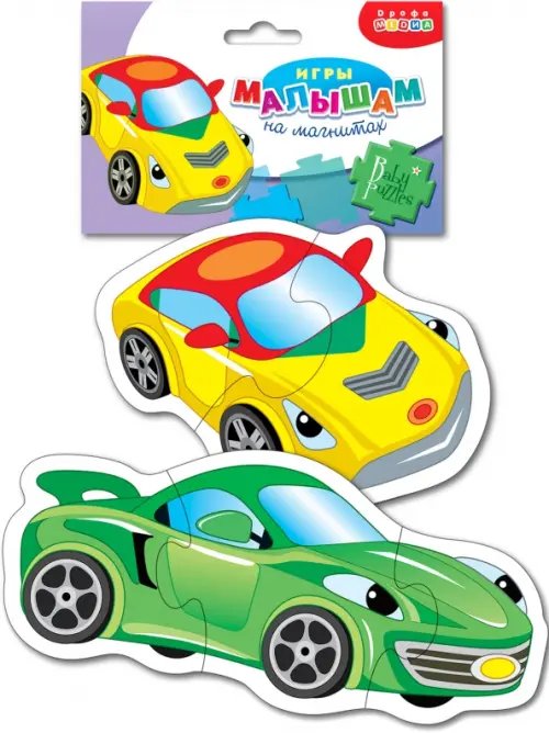 Мягкие пазлы на магнитах. Машинки Мягкие пазлы на магнитах. Машинки