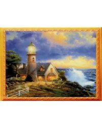 Алмазная мозаика Шторм на море