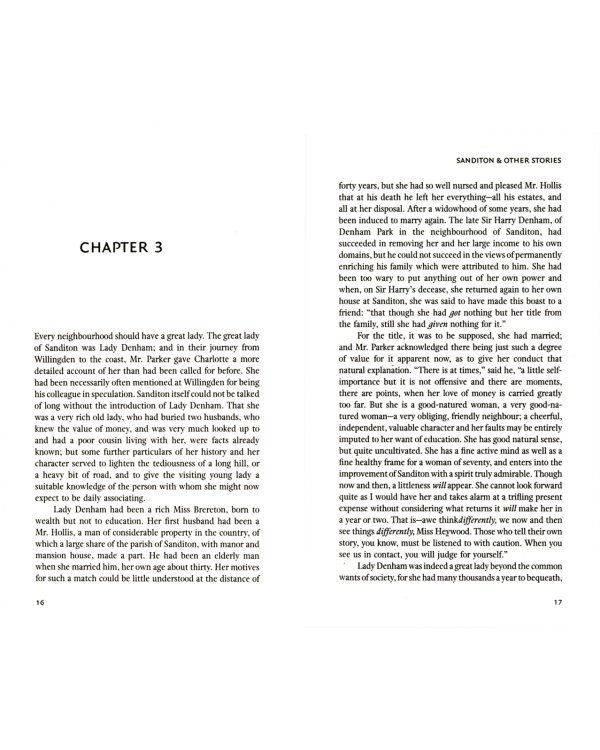 Sanditon &amp; Other Stories