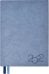 Ежедневник датированный на 2022 год, 176 листов, А6+, жатка, сизо-синий