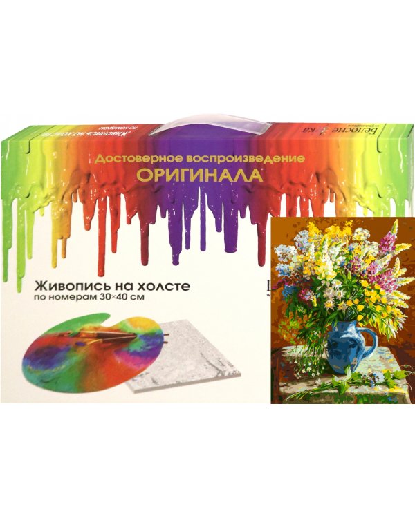 Живопись на холсте. В начале лета