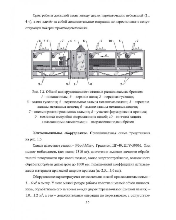 Лесопильное оборудование. Основы прикладных научных исследований при создании новой техники