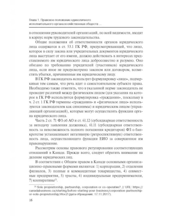 Дополнительное изображение книги «Особенности оснований ответственности директоров корпораций»