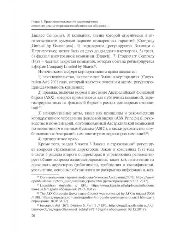 Дополнительное изображение книги «Особенности оснований ответственности директоров корпораций»