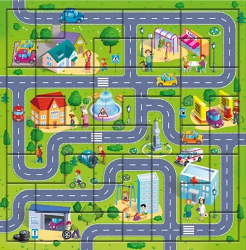 Головоломка с дополненной реальностью Головоломка. Город. 23 детали