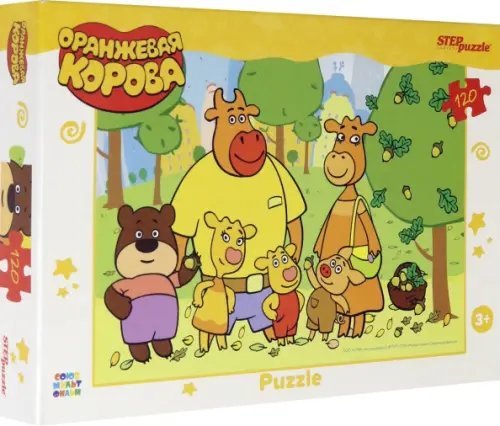 Союзмультфильм Мозаика. Puzzle 120. Оранжевая корова