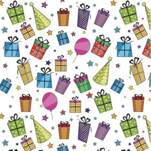 Упаковочная бумага Бумага упаковочная "Золотой День Рождения" (79475)