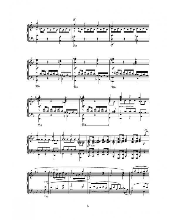 Симфония № 8. Cоч.93. Транскрипция для фортепиано Ф. Листа. Ноты