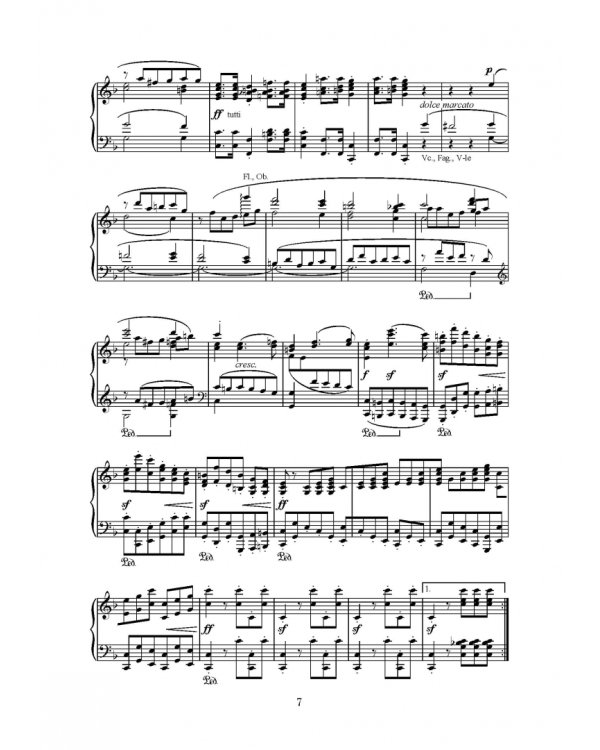 Симфония № 8. Cоч.93. Транскрипция для фортепиано Ф. Листа. Ноты