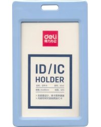 Бейдж 54х86 вертикальный, голубой (8343L-BLUE)