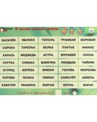 Магнитные игры. Я читаю целым словом