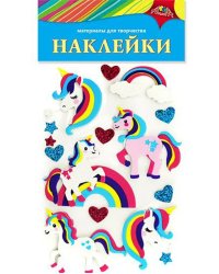 Наклейки из ЭВА Единорожки