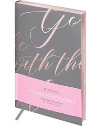 Ежедневник недатированный Powder pink, А5, 136 листов