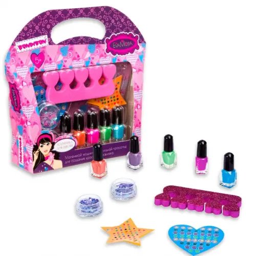 Набор детской декоративной косметики. Лаки для ногтей ВВ1749