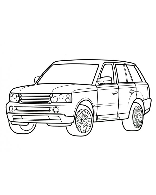 Раскраска А5. Внедорожники