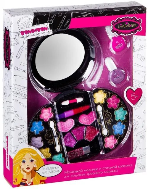 Косметика EvaModa для девочек Набор детск.декор.косметики +лак для ногтей ВВ2255
