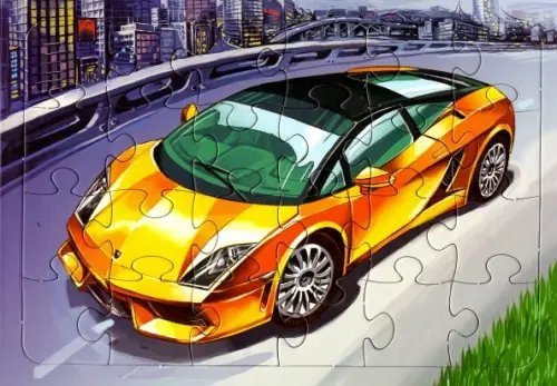 Пазл-24 "Легковой автомобиль Ламборджини" (П-2434)
