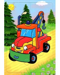 Пазл Автокран, 6 элементов