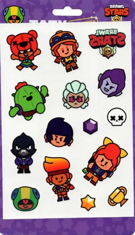 Brawl Stars Тату переводные Белль
