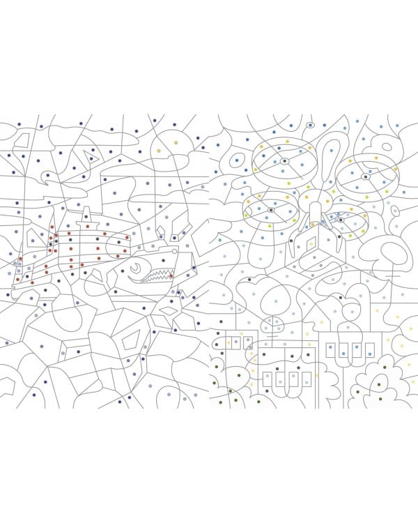 Мир техники и роботов. Цвета, символы, номера