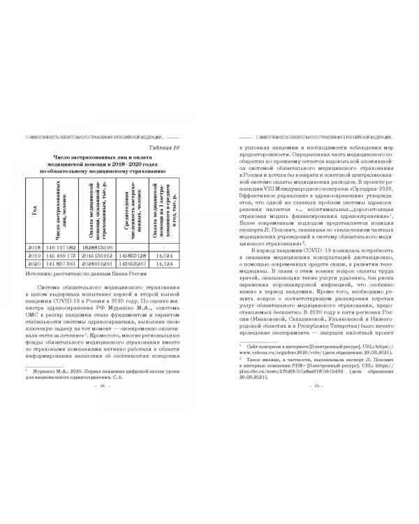 Эффективность обязательного страхования. Монография