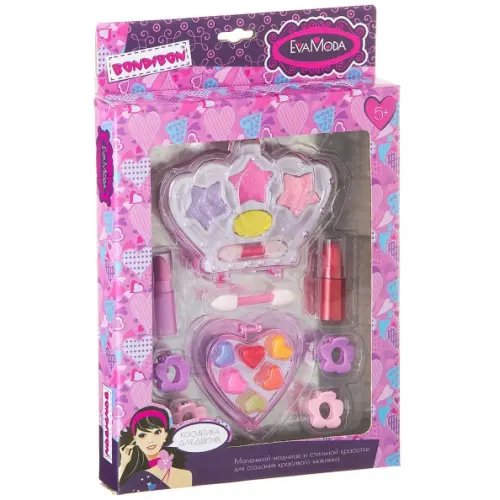 Косметика EvaModa для девочек Набор детск.декор.космет.Корона с тенями для век