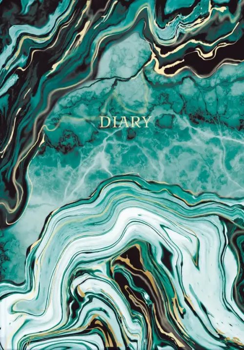 Ежедневники недатированные Ежедневник недатированный DIARY Мрамор, 80 листов, А5