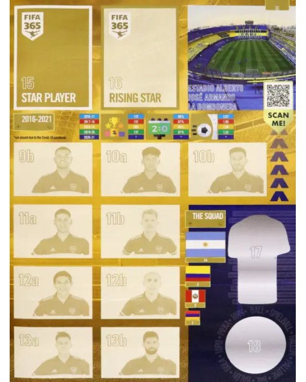 Дополнительное изображение книги «Альбом для наклеек FIFA 365-2022»