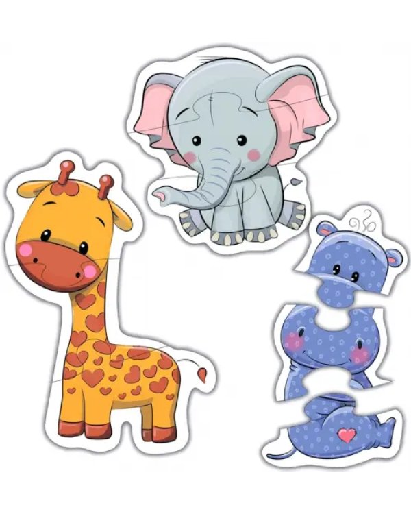 Baby Puzzle. Веселый зоопарк (4017)