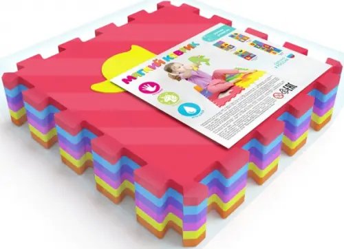 Мягкий коврик Животные, 6 элементов