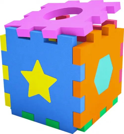Развивающая игра Кубик-сортер "Фигуры",14-001