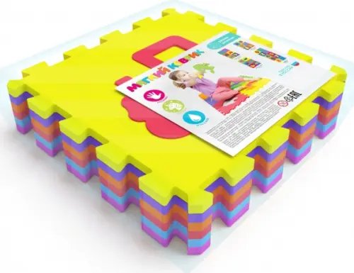 Мягкий коврик Транспорт, 6 элементов