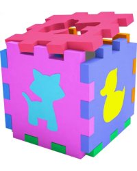 Развивающая игра Кубик-сортер "Животные"