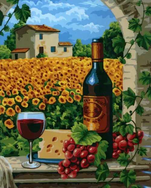 Рисование по номерам на холсте "Русская живопись" Рисование по номерам. Ароматное лето