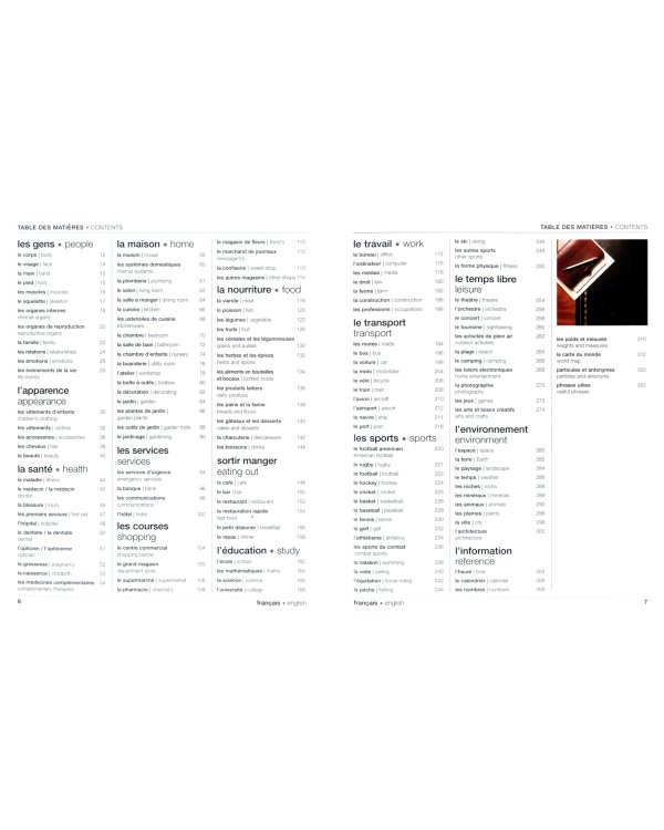 French-English Bilingual Visual Dictionary with Free Audio App