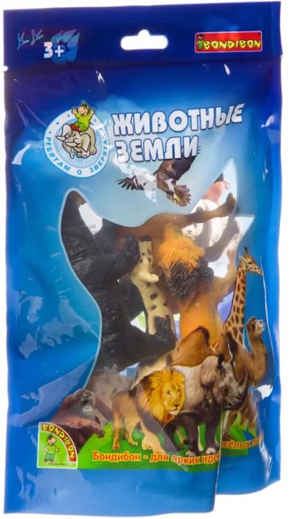Ребятам о Зверятах Набор фигурок диких животных. Ребятам о Зверятах