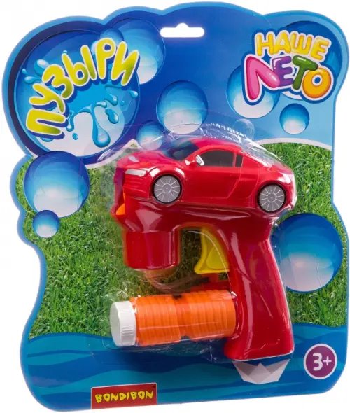 Пистолет &quot;Наше Лето&quot; машина с мыльн.пузыр.933-A5