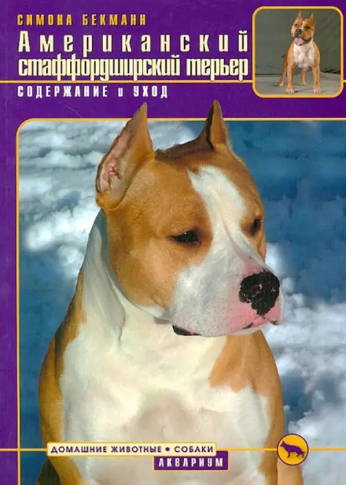 Домашние животные. Собаки Американский стаффордширский терьер. Содержание и уход